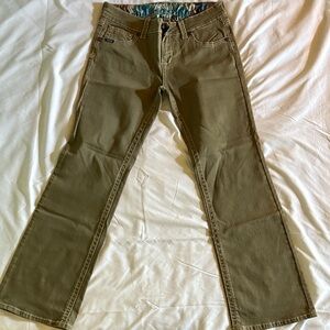 Adiktd Men's Khaki Bootcut Jeans